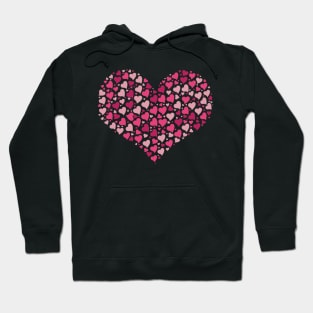 2023 new year valentine's day heart pattern Hoodie